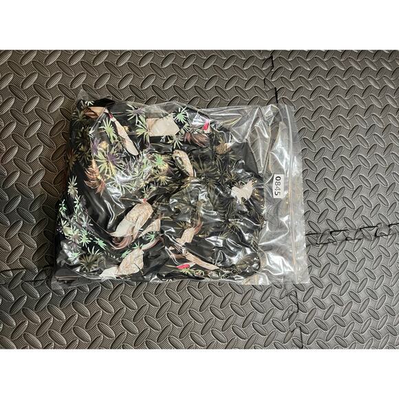 ZARA‎ Woman Women's Kimono Wrap Black Crane Hi Low Dress Blogger Favorite Medium - Picture 14 of 14